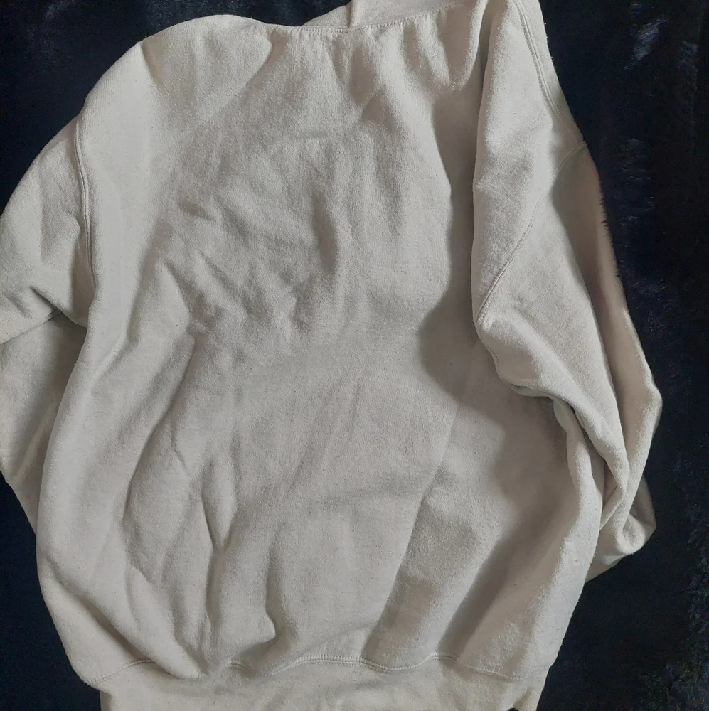 Treat People With Kindness Beige Nude Tan Hoodie Harry Styles TPWK Size L - Picture 2 of 4